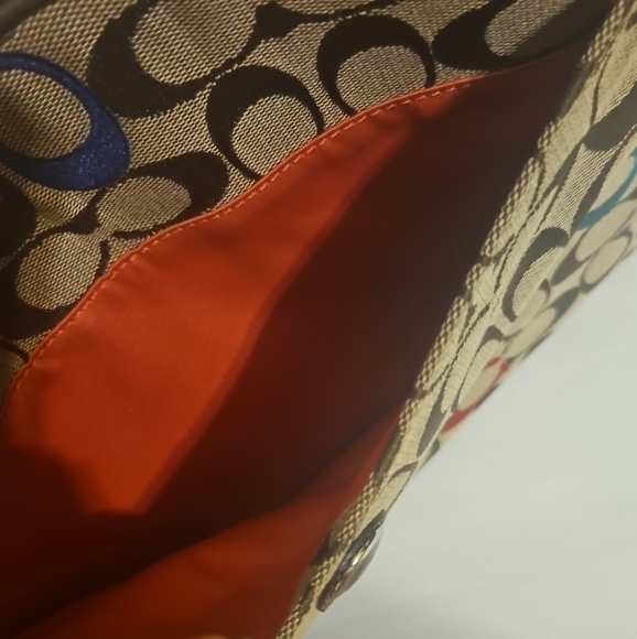 COACH 63063 POPPY SIGNATURE UNIVERSAL TABLET SLEEVE CASE MULTIC - Picture 9 of 9